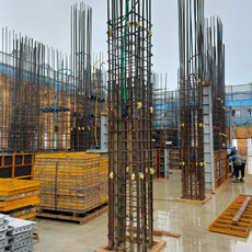 현장 기둥 배근